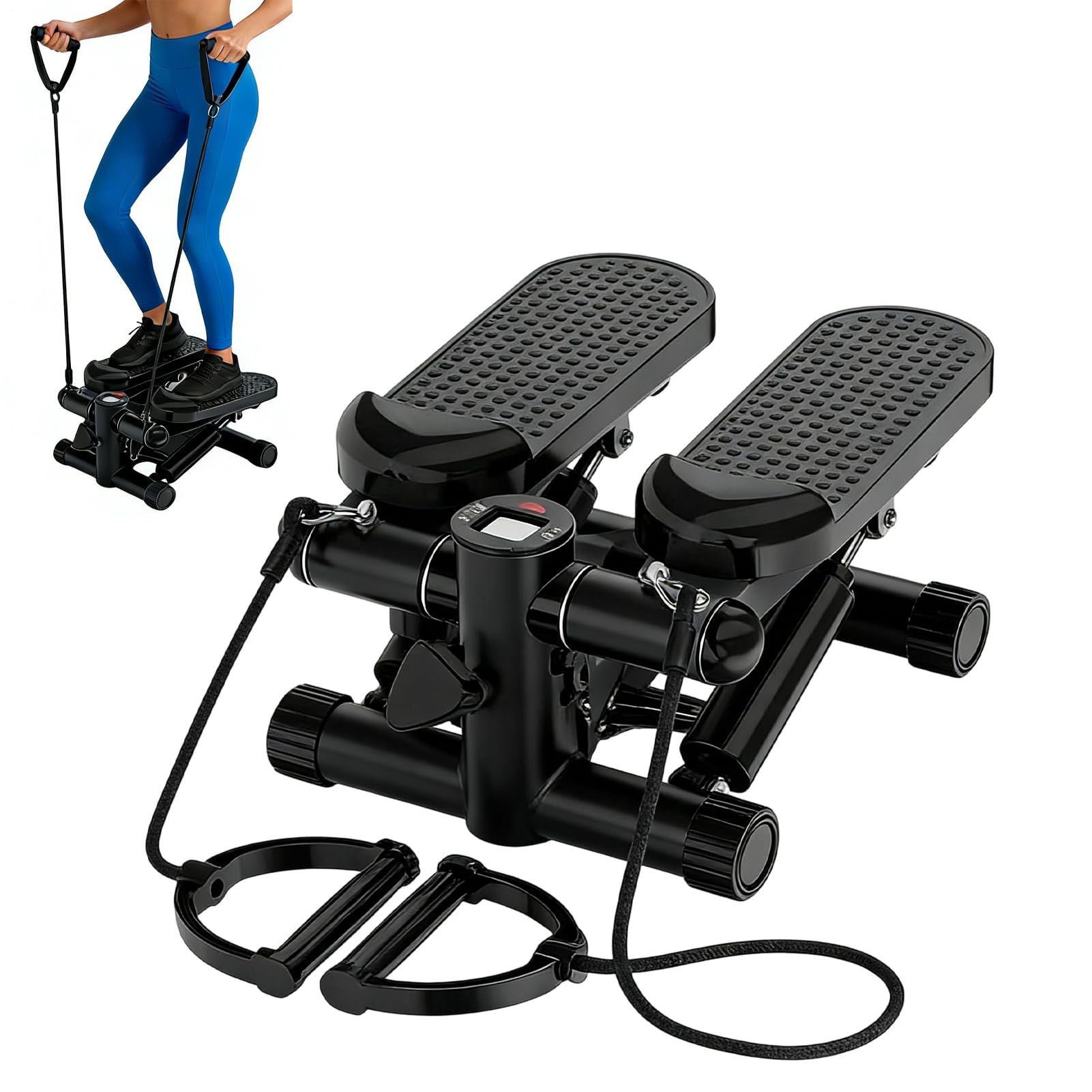 Stepper per Esercizio a Casa Utensílio Decorativo Em Aço Inoxidável | Stepper Per Scale Trasportabile per Allenamento Quotidiano Yoga Sport Palestre Uffici Appartamento Dormitorio Viaggio