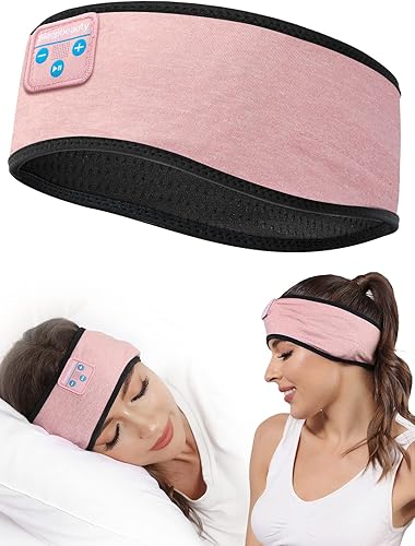 Auriculares para dormir, inalámbricos, diadema Bluetooth, cómoda máscara de ojos para dormir, diadema deportiva, accesorios tecnológicos, regalos de