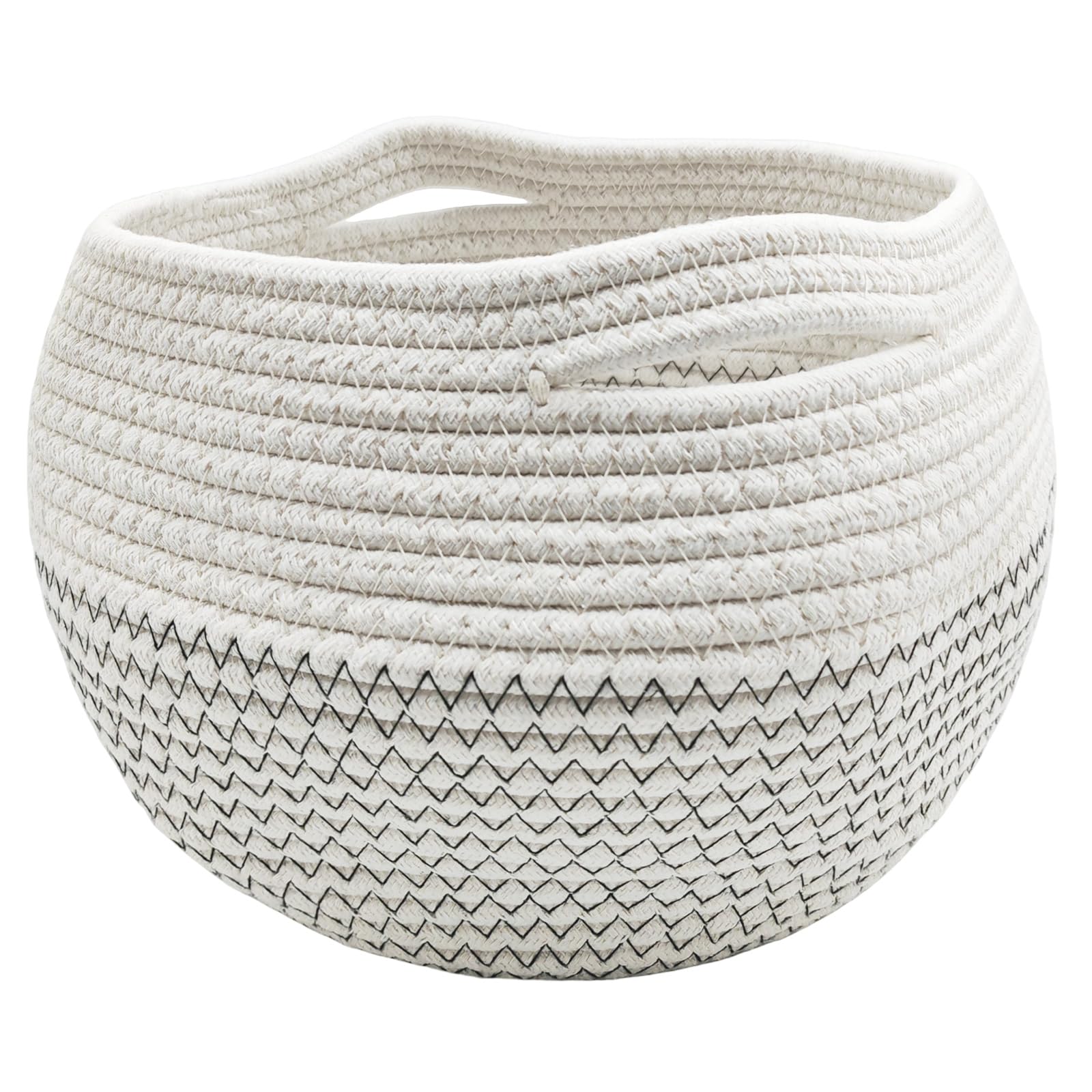 Panier de rangement en corde de coton pour éliminer le désordre et les articles divers