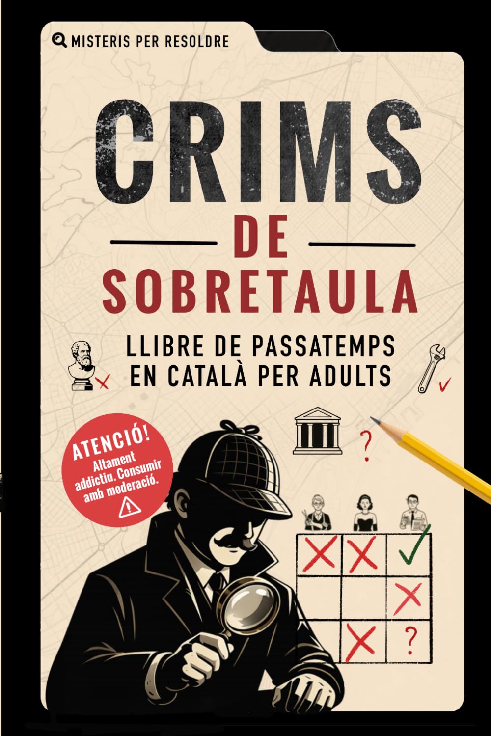 Crims de Sobretaula: Llibre de Passatemps en Català per Adults