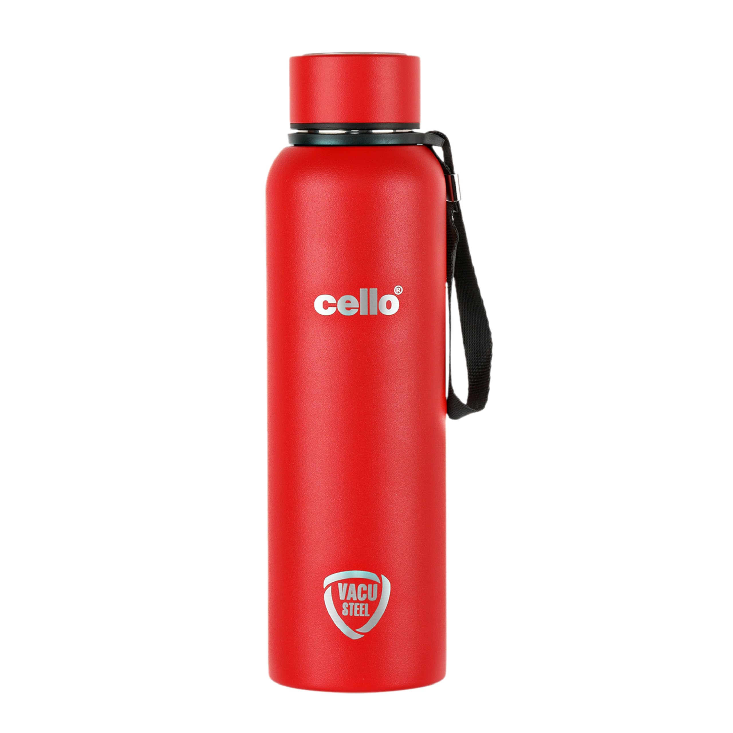 CELLO Duro Kent Stainless Steel Hot and Cold Water Bottle 750 ml Military Green | ISI Certified Spillproof Leakproof Double Wall Vacuum Insulated Thermos Flask Water Bottle for Home Office Gym Travel — Amazon image 10