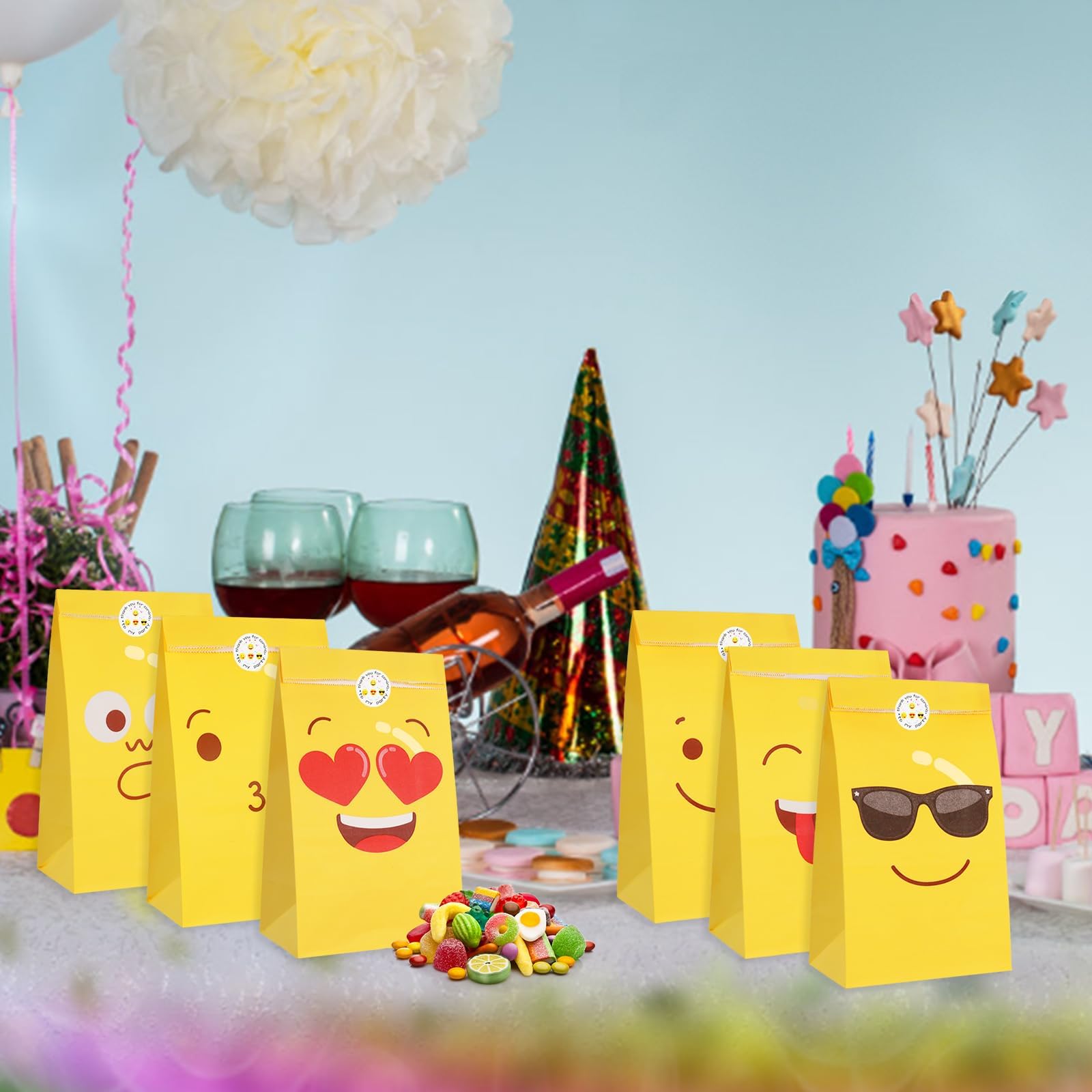 Sachet Anniversaire Avec Bonbons Pour Les Anniversaires Enfants