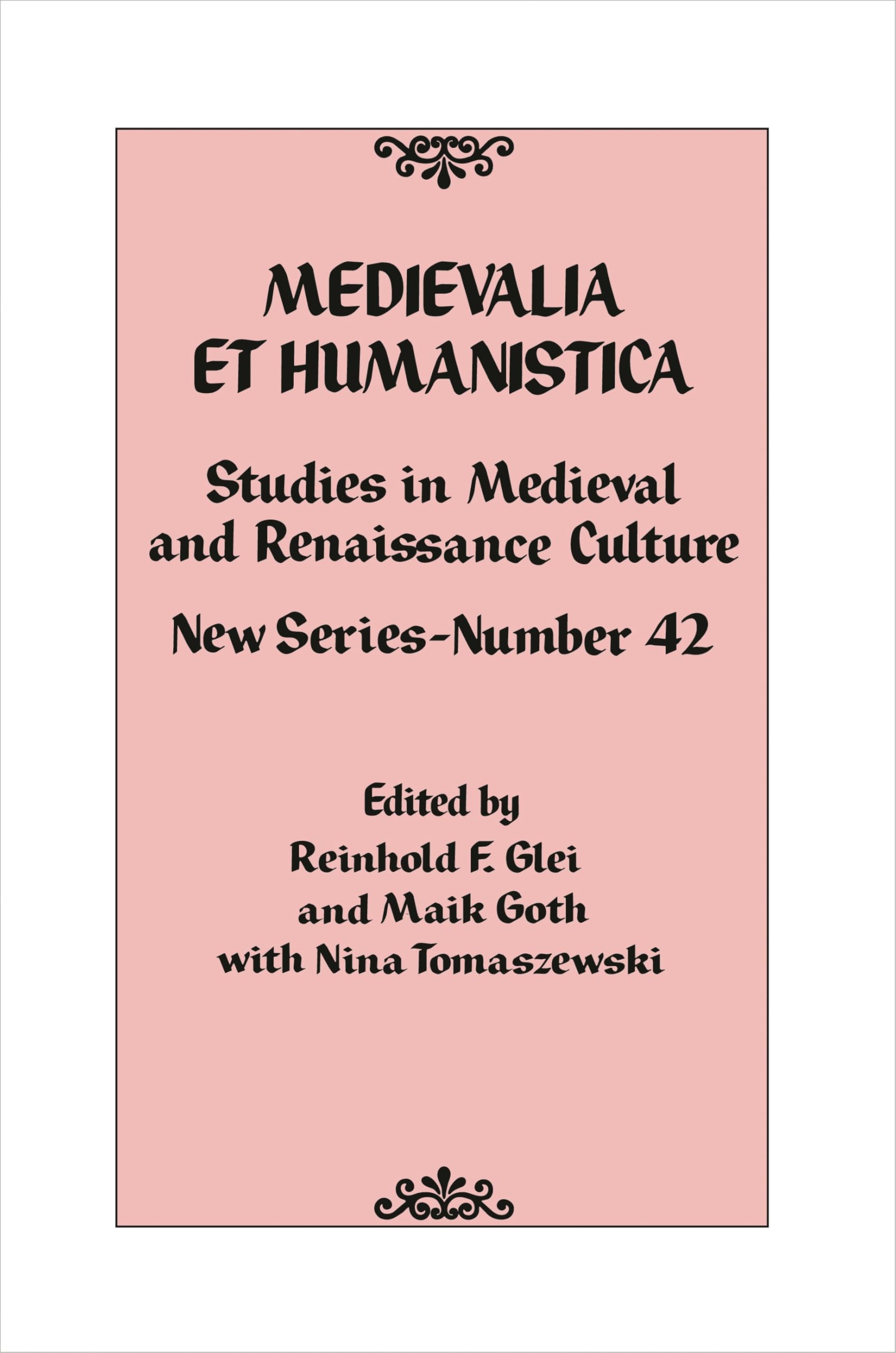 Buy Medievalia et Humanistica, No. 42: Studies in Medieval and Renaissance Culture: New Series (Medievalia et Humanistica Series) — BookShops.in
