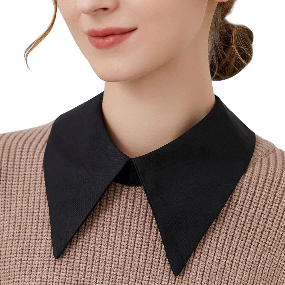 Collars For Women Women Ruffle Mock Neck Detachable Half Blouse