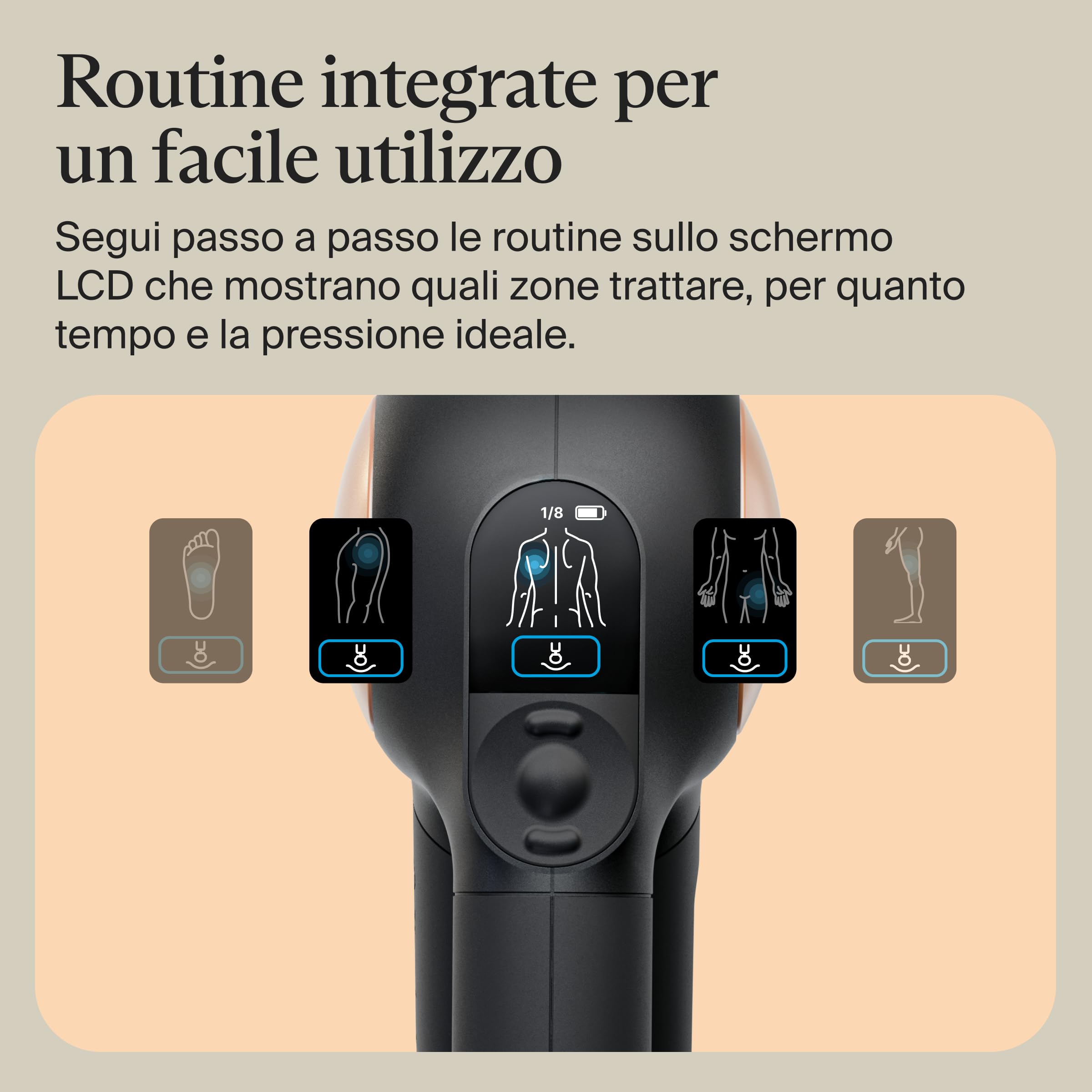 Therabody Theragun Sense (2a generazione) - Pistola massaggiante rilassante con routine guidate integrate per alleviare lo stress, la tensione e il sonno