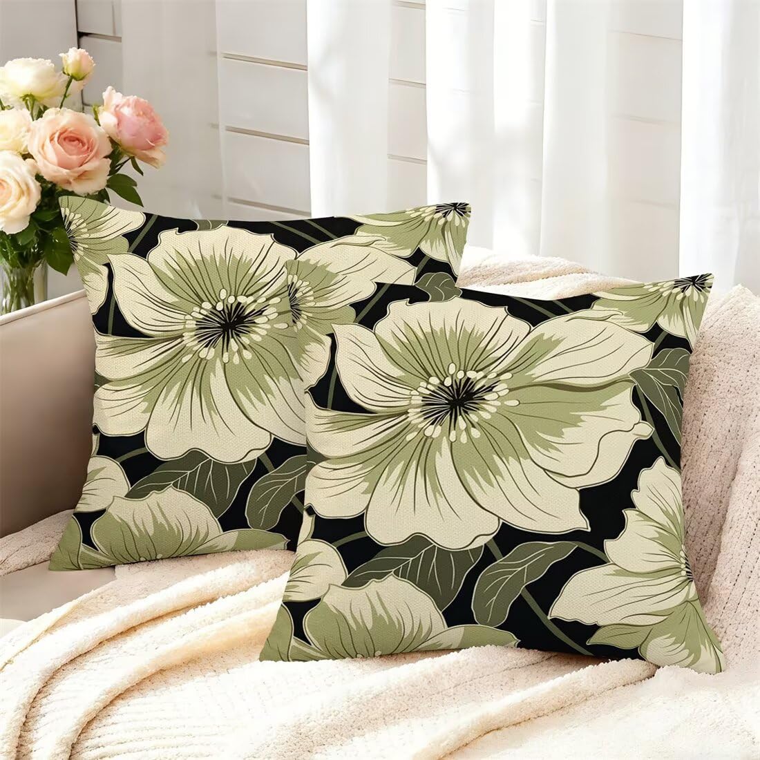 Taie d'oreiller en polyester lin GY532 au tissage noble et finitions invisibles