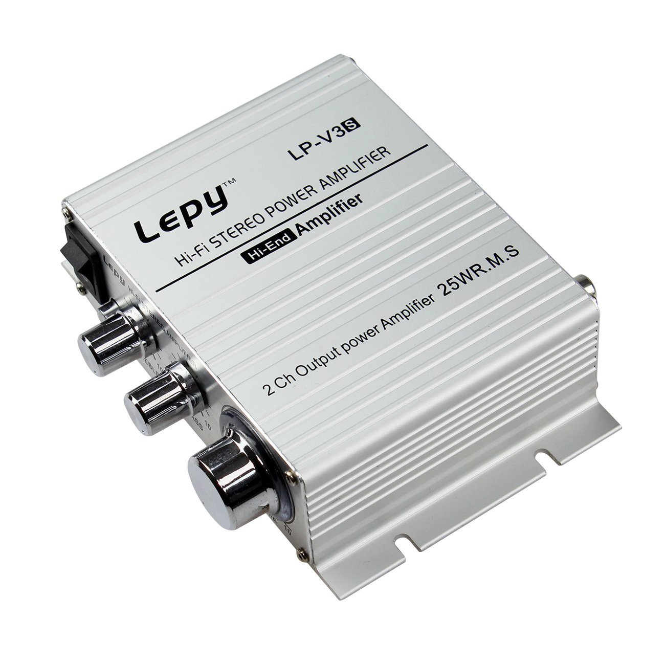 LEPY LP-V3S pequeño Amplificador HiFi para Coche, PC, Casa, Corriente DC 12 V