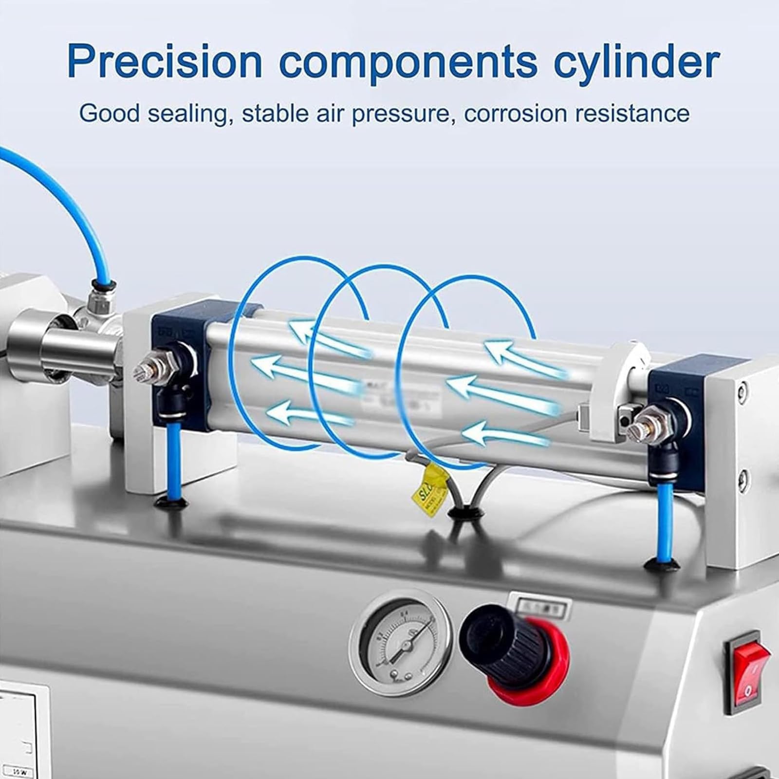 YXCUSAM Liquid Filling Machine Manual Paste Bottle Filling Machine Sauce Filling Machine Suitable for Mayonnaise Cream Filling 500ML — view 6