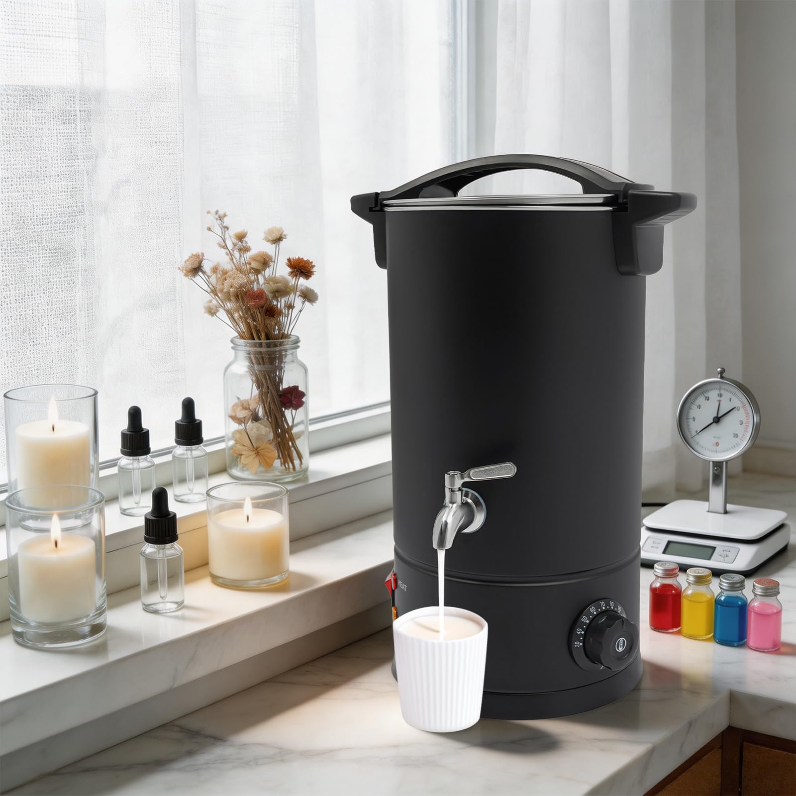 Wosk do topienia wosku 1800 W, 10 l, wosk do świec do samodzielnego