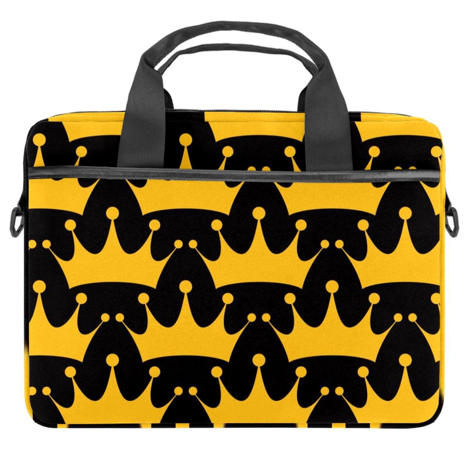 Sacoche ordinateur portable 13 13.3 14.5 pouces housse bandoulière noire motif - 7