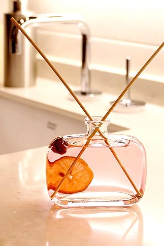 Miniatura 9 de [Lapirit Garden] Difusor natural de varillas dulces 01, 3.4 onzas líquidas, cítricos frescos y loto hecho con aceites esenciales, frutas secas