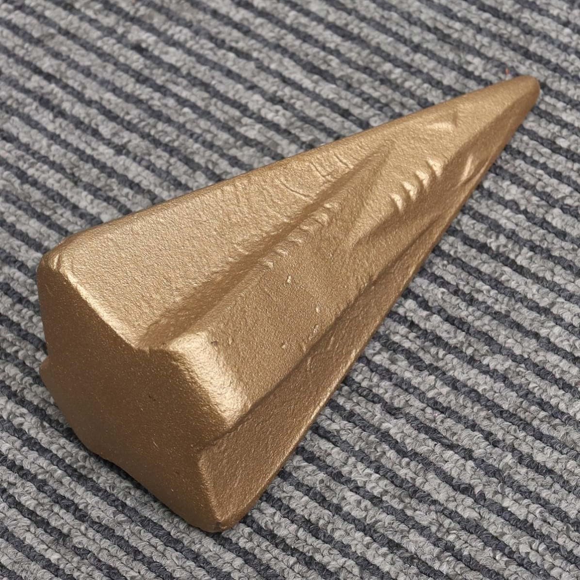 VILLCASE Coin de Fendage en Acier Solide Forme Diamant, Outil Manuel Facile à Enfoncer pour Fendre le Bois Efficacement en Extérieur