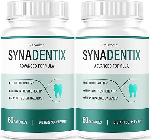 SynaDentix Cápsulas (2 unidades)  Píldoras oficiales de Syna Dentix avanzadas de apoyo a la salud bucal, suplemento natural de salud de las encías