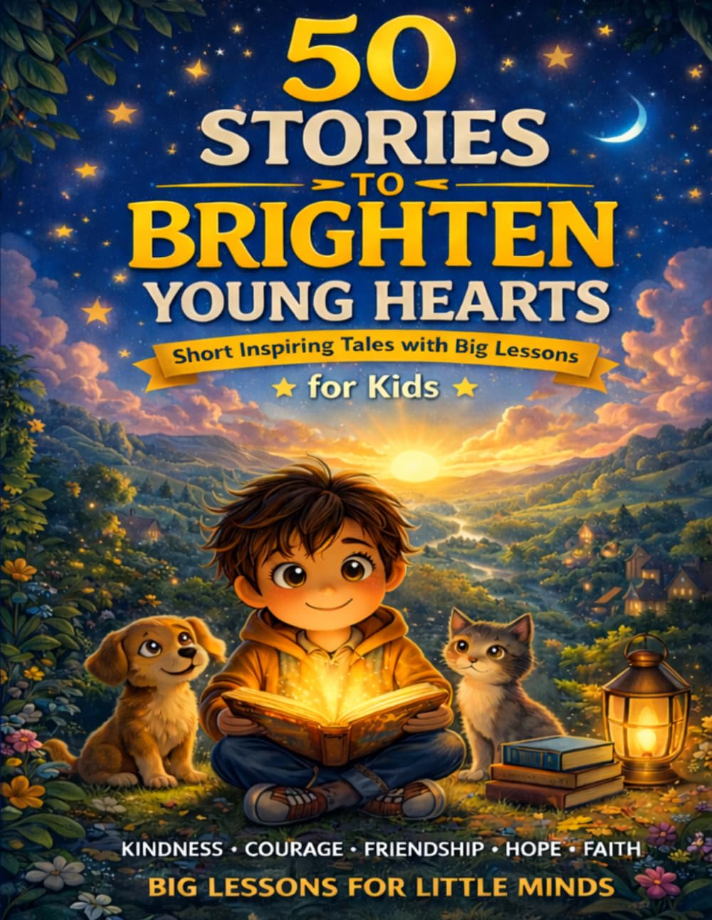 50 Stories to Brighten Young Hearts: Short inspiring Tales with Big Lessons for Kids