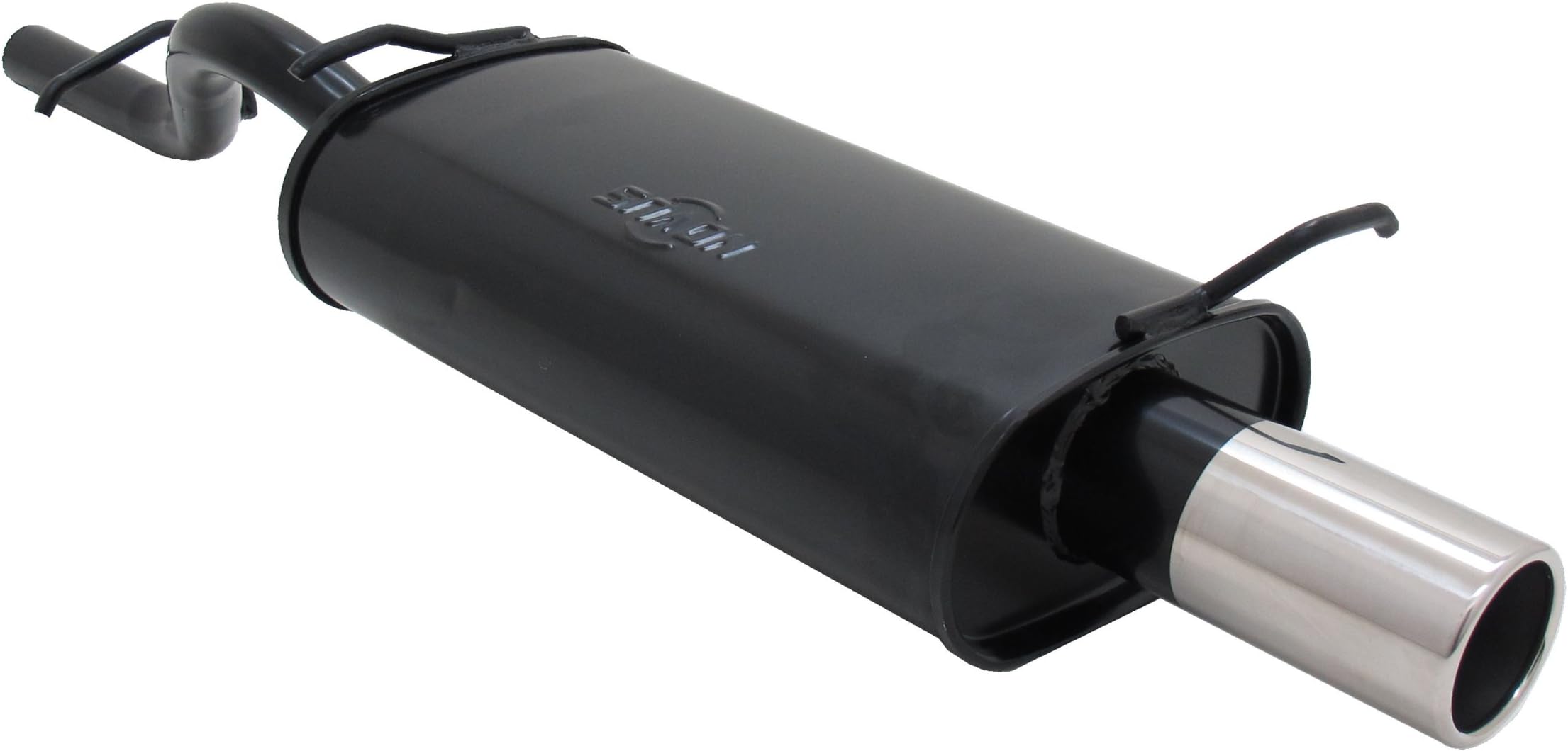 Novus Sports Silencer A2401E76 Sports Exhaust Silencer with Stainless Steel Tip