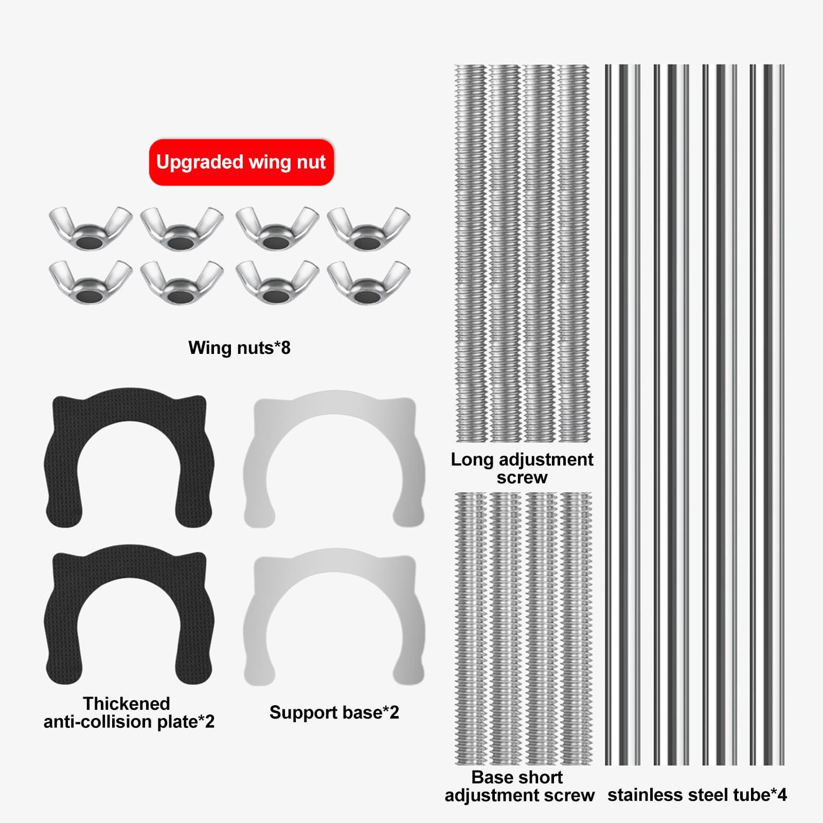 Support d'évier de cuisine encastrable pour économiser de l'espace - Kit de réparation d'évier vertical avec coussinets antidérapants absorbant les chocs - Support réglable en acier