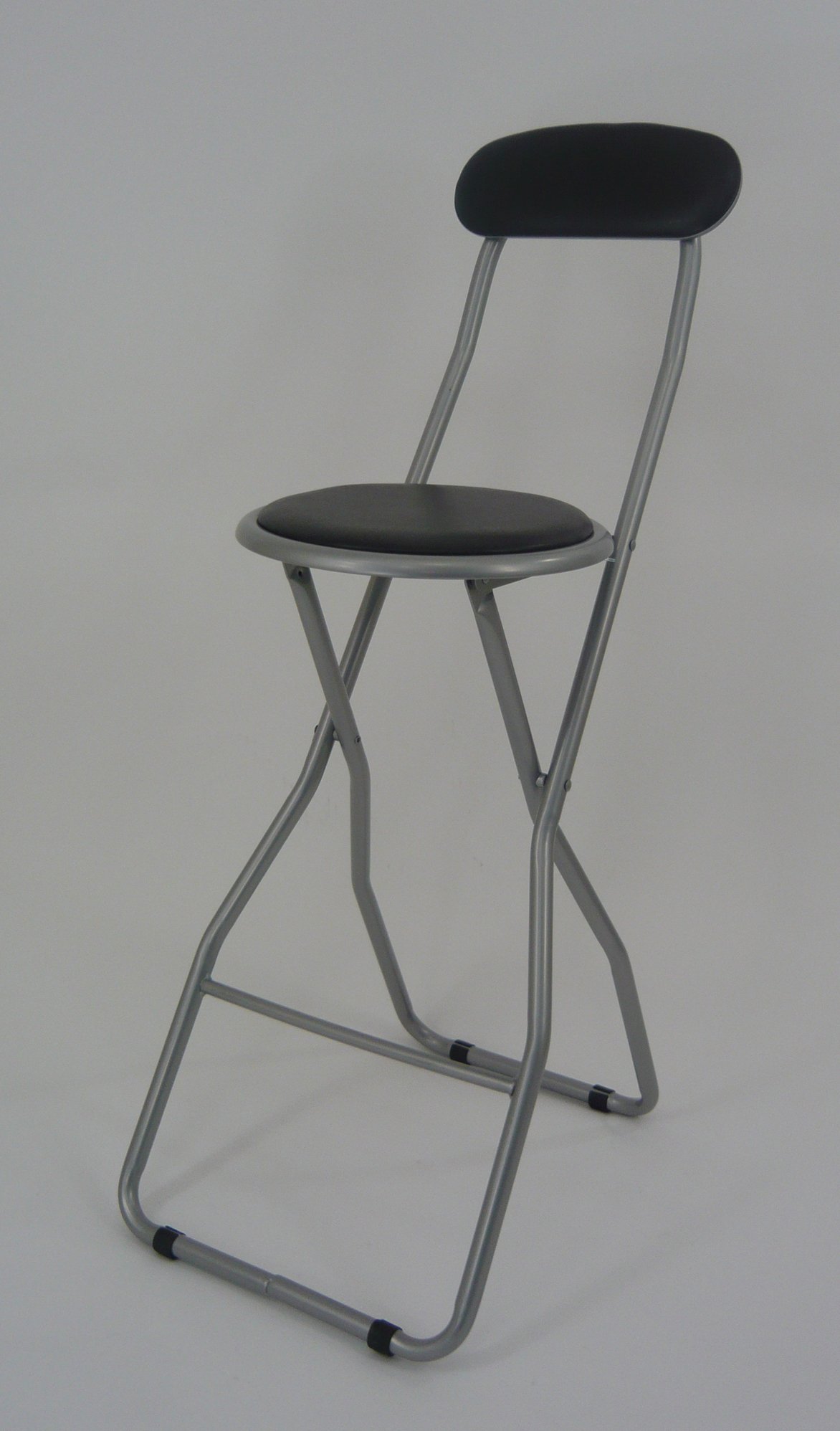 Amazon カウンターチェア ブラック 折りたたみ 背付 Lh 0335 スツール オンライン通販