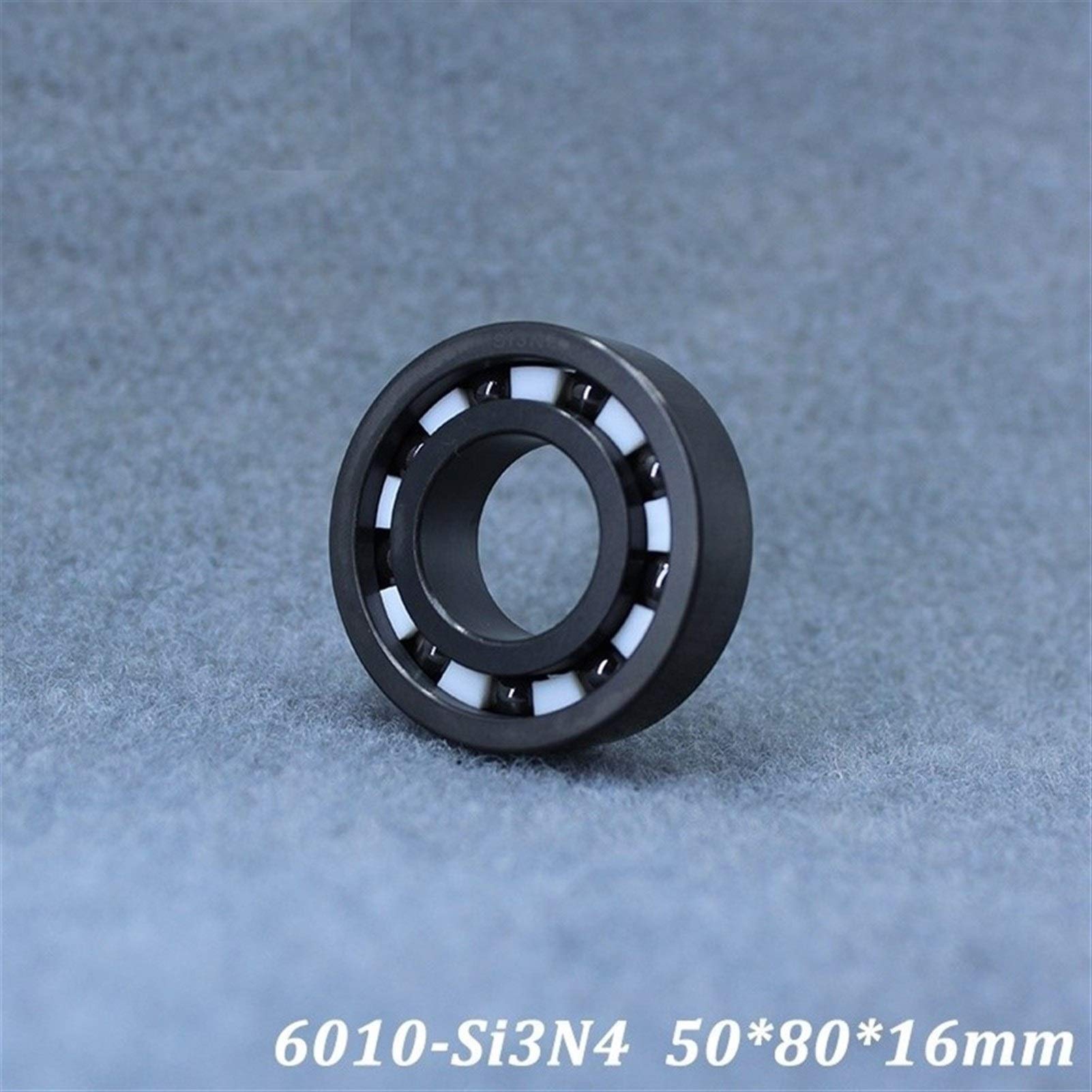 JIYAMI'EN EL-ZHOU 6010 6010CE Completa cojinete de cerámica (1 PC) Si3N4 Todo el Material de nitruro de silicio de cerámica rodamientos de Bolas 50 * 80 * 16 mm