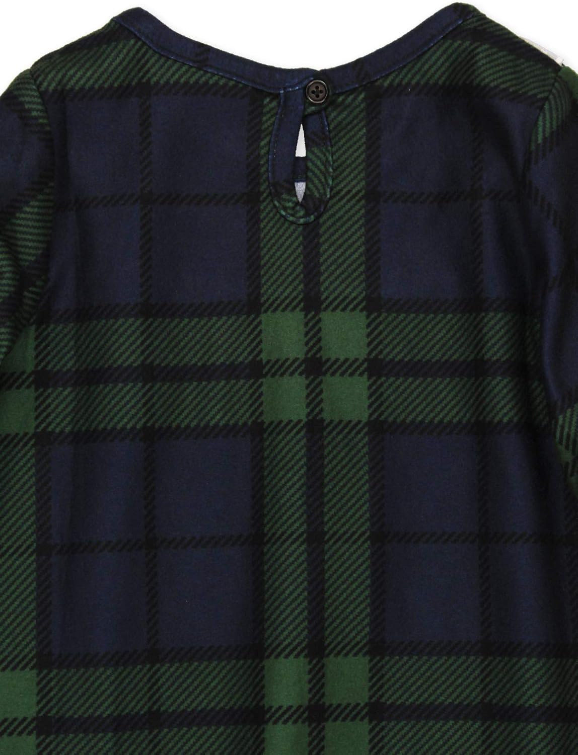 Komar Kids Girls Toddler Traditional Holiday Christmas Plaid Nightgown Pajamas - Image 4