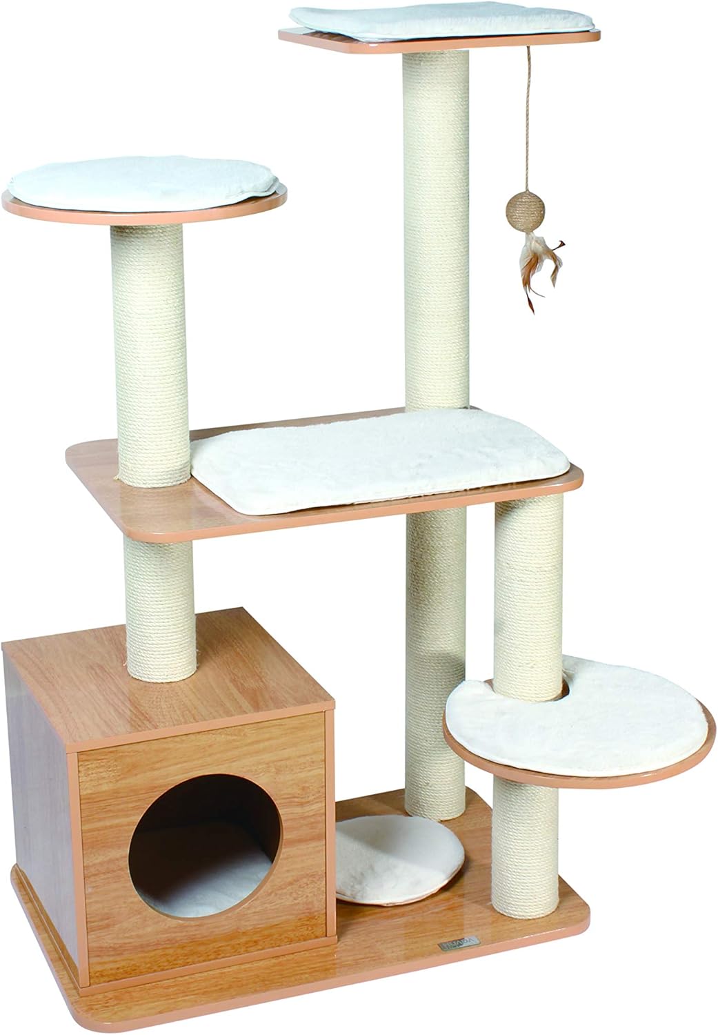 TOPETOFNOTCH Natural sisals cratching Surfaces cat Tree
