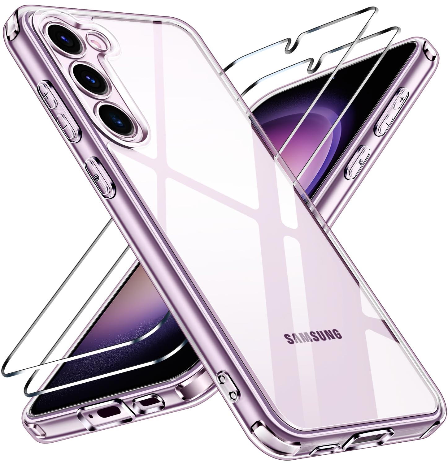 ivoler Clara Funda para iPhone 17, con 2 Piezas Cristal Templado, [Protección Militar] Anti-Amarillo Carcasa Antigolpes Bumper Case Cover - Transparente — view 135