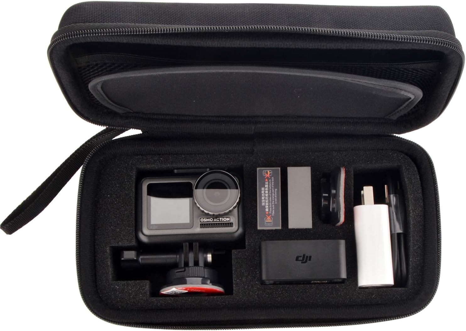 PULINKAI Carrying Case for DJI OSMO Action, Protective Travel Storage for OSMO Action Accessories