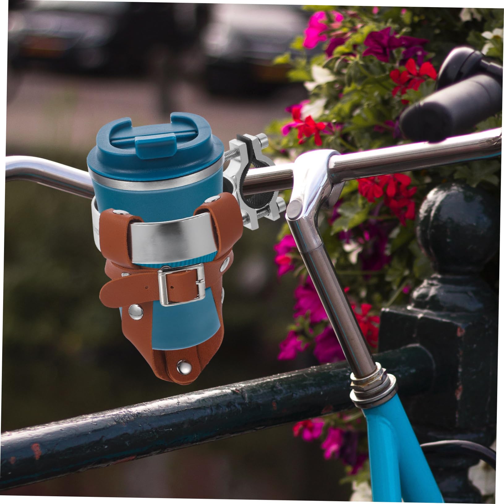 VANZACK 3sätze Vintage Pu Fahrrad Getränkehalter Für Wasserflasche Und Installieren Für Outdoor-aktivitäten Fahrradfahren Und Sport