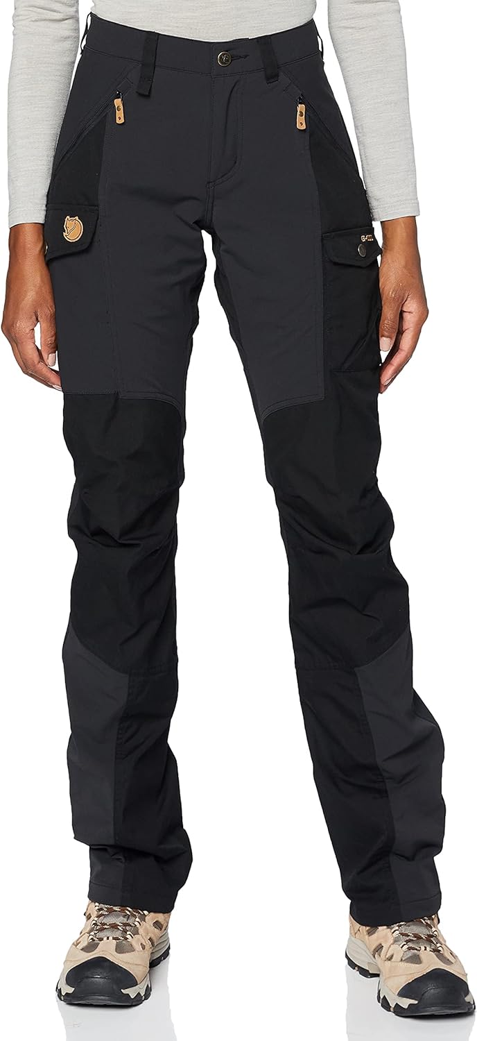 Fjällräven Nikka Curved Women's Trekking Trousers - Water Resistant, Reinforced Fabric, Curved Fit - Hiking, Trekking