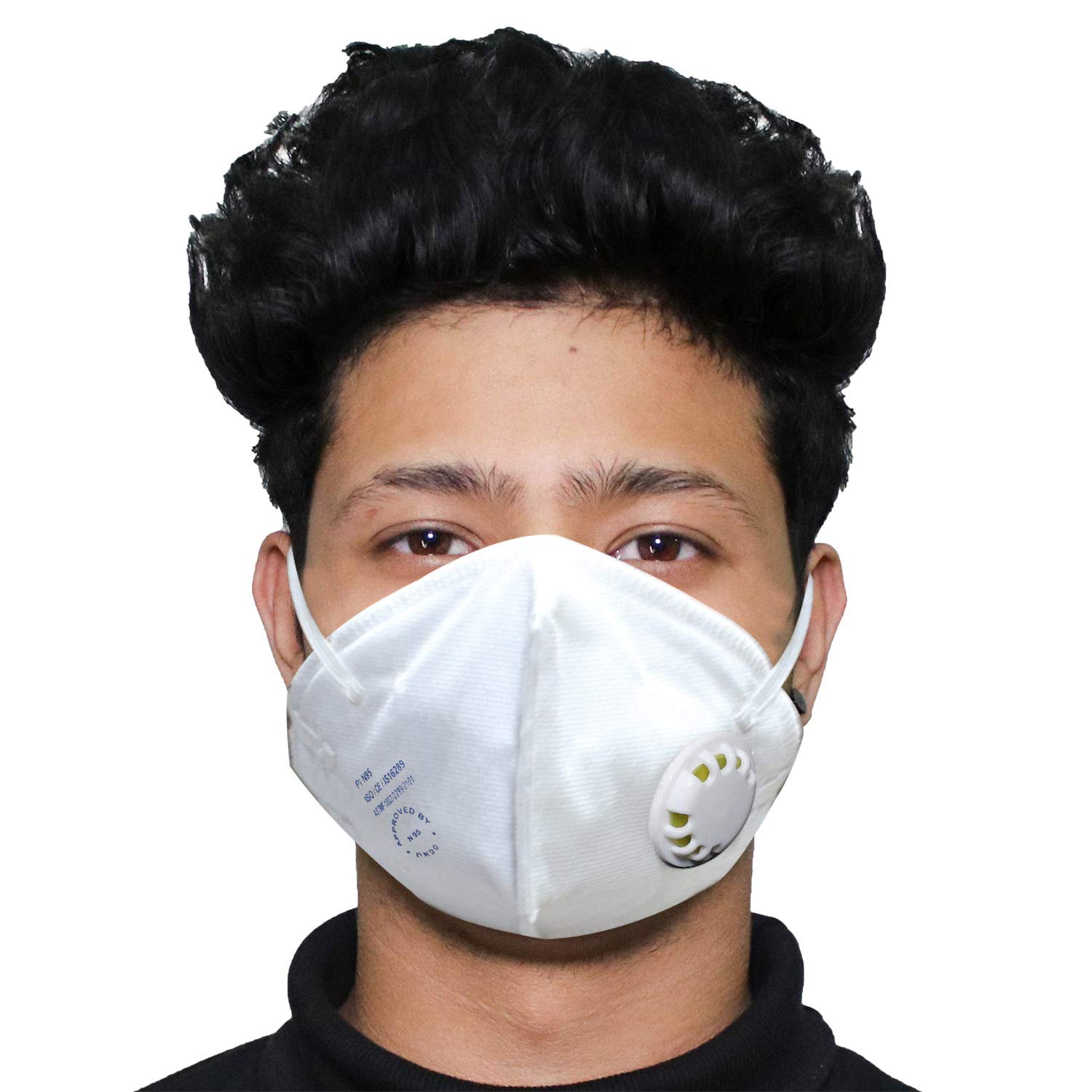 ORILEY PI-N95 DRDO Approved Face Mask with Breathing Valve for Men & Woman (1 Pc) 1