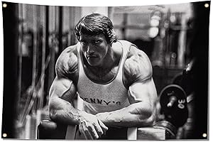 Arnold Schwarzenegger Flag Tapestry: The Legendary Star Graces Your Walls