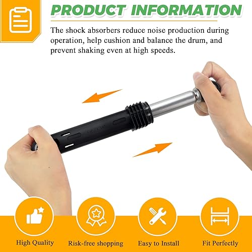 Miniatura 3 de Techecook 383EER3001G 4901ER2003A - Amortiguador para lavadora LG 383EER3001F 383EER3001H 383EER3001H 383EER3001K 383EER3001J Amortiguadores de