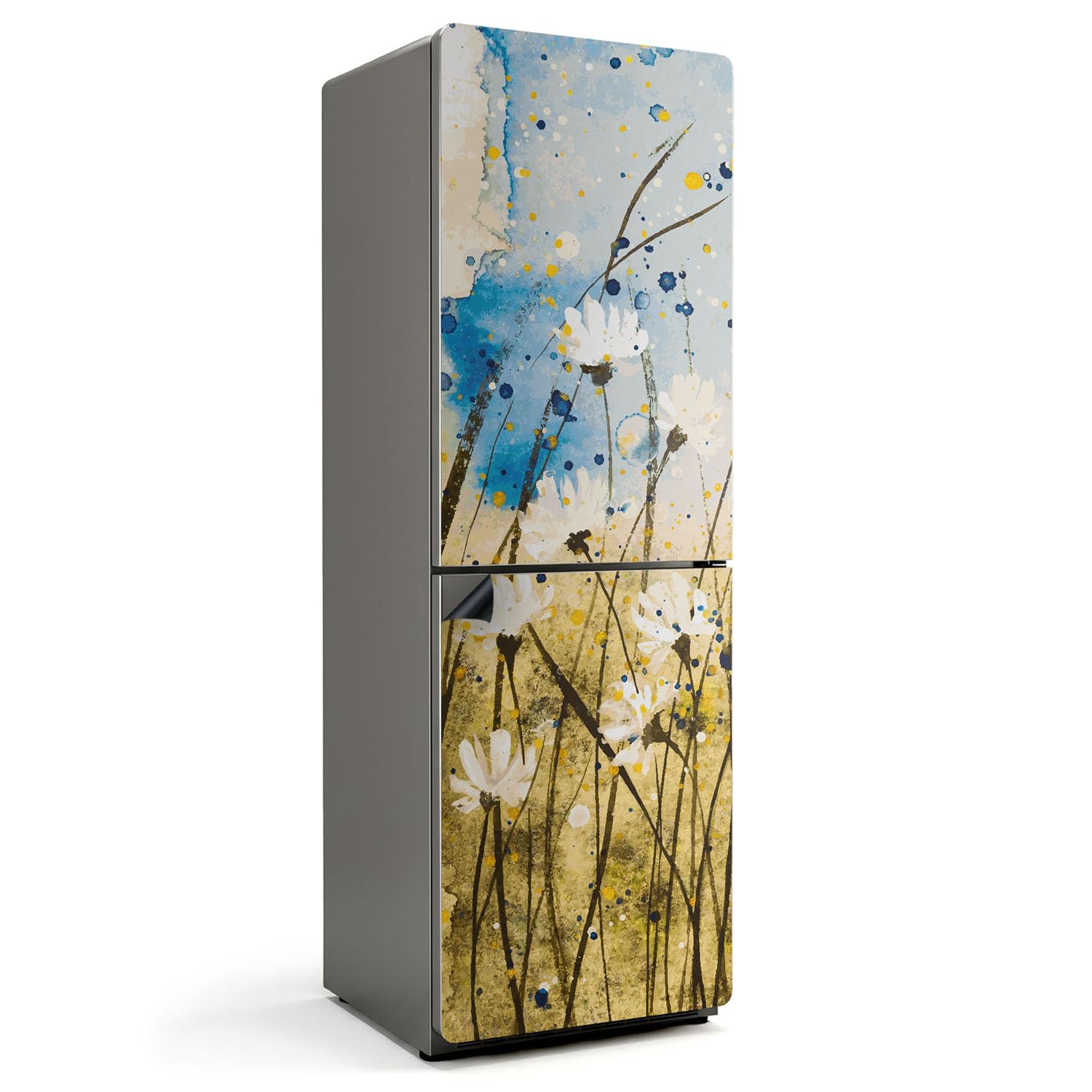 Tapis magnétique 60x180 cm pour cuisine étanche et mate aquarelle