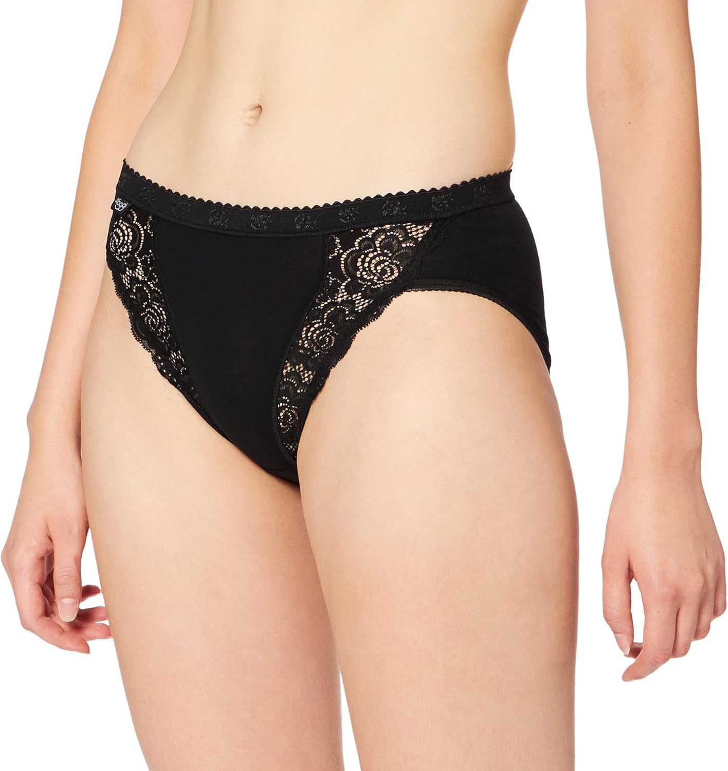 Taille Haute Culotte Sloggi Chic Tai 85% Coton Dentelle élastique  Confortable Et Douce Culotte Sloggi Femme