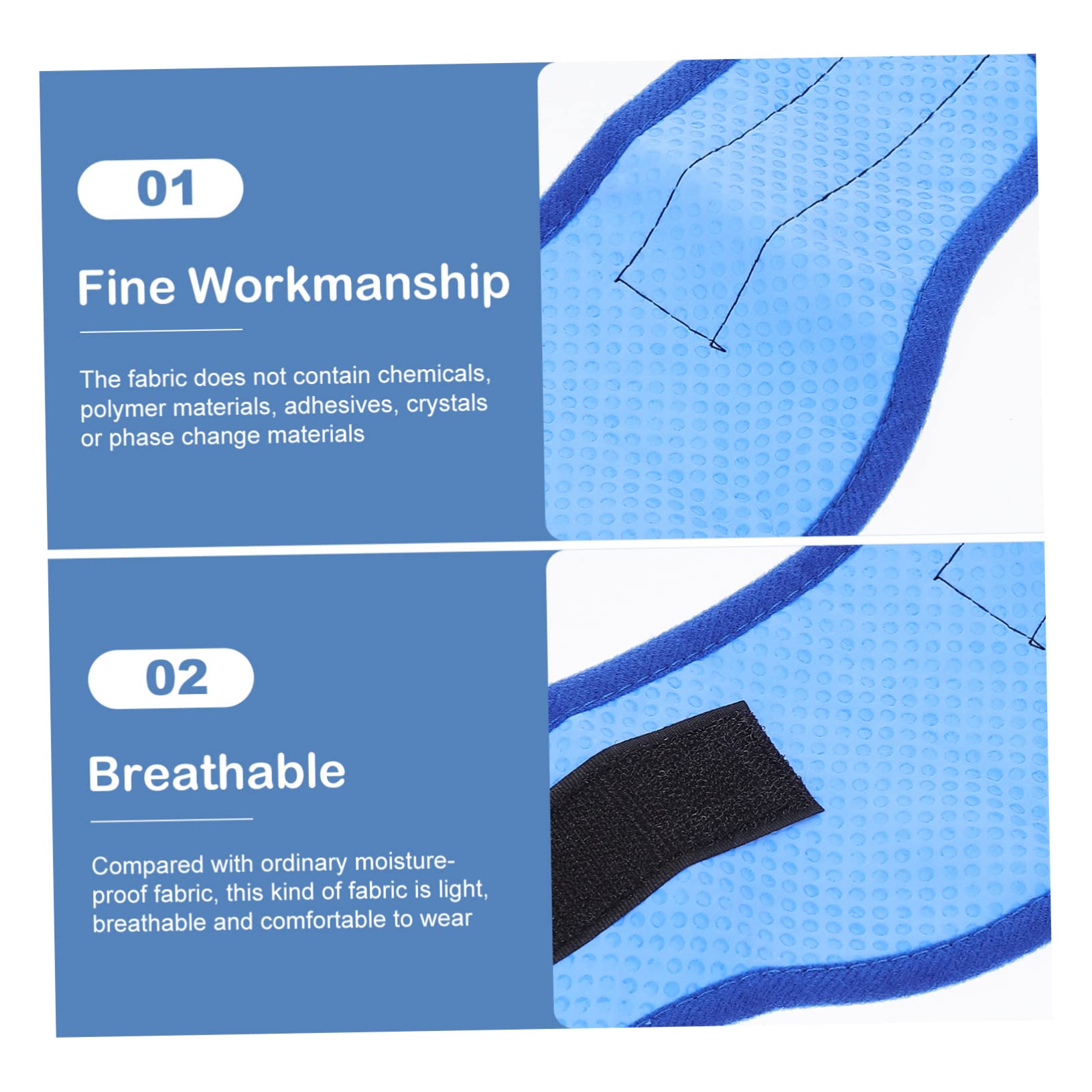 BESPORTBLE 4pièces Bandana Refroidissante pour Chien Écharpe Décorative Respirant pour Activités De Plein Air
