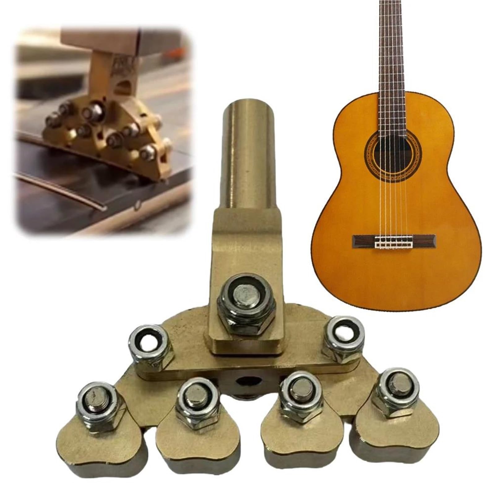 Narzędzie Do Dociskania Progów Gitarowych Metal O Zmiennej Krzywiźnie Odpowiednie Różnych Promieni Zestaw Budowy Gitary