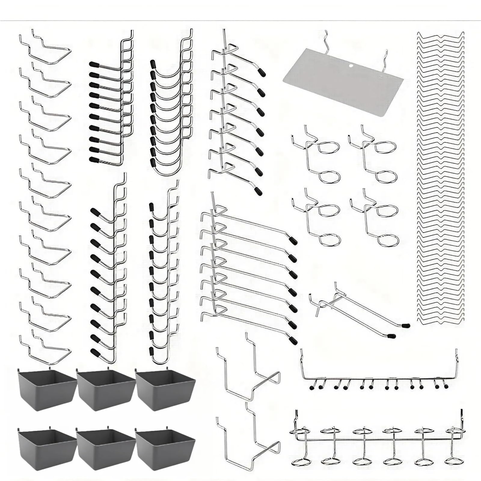 ZYAYNG 140pcs Pegboard Accessories Organizer Kit for Home