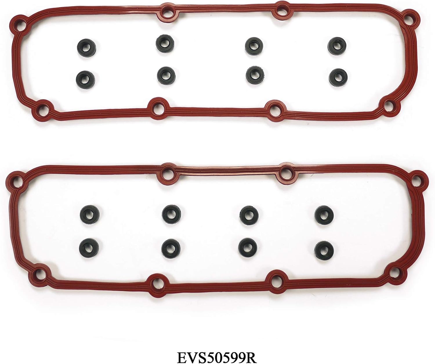 Engine Valve Cover Gasket Compatible with Chrysler & Dodge & Jeep & Volkswagen Model Pacifica & Town & Country & Grand Caravan & Wrangler with Engine Base 3.3L V6 3.8L V6 (Rep# VS50599R) - EVS50599R