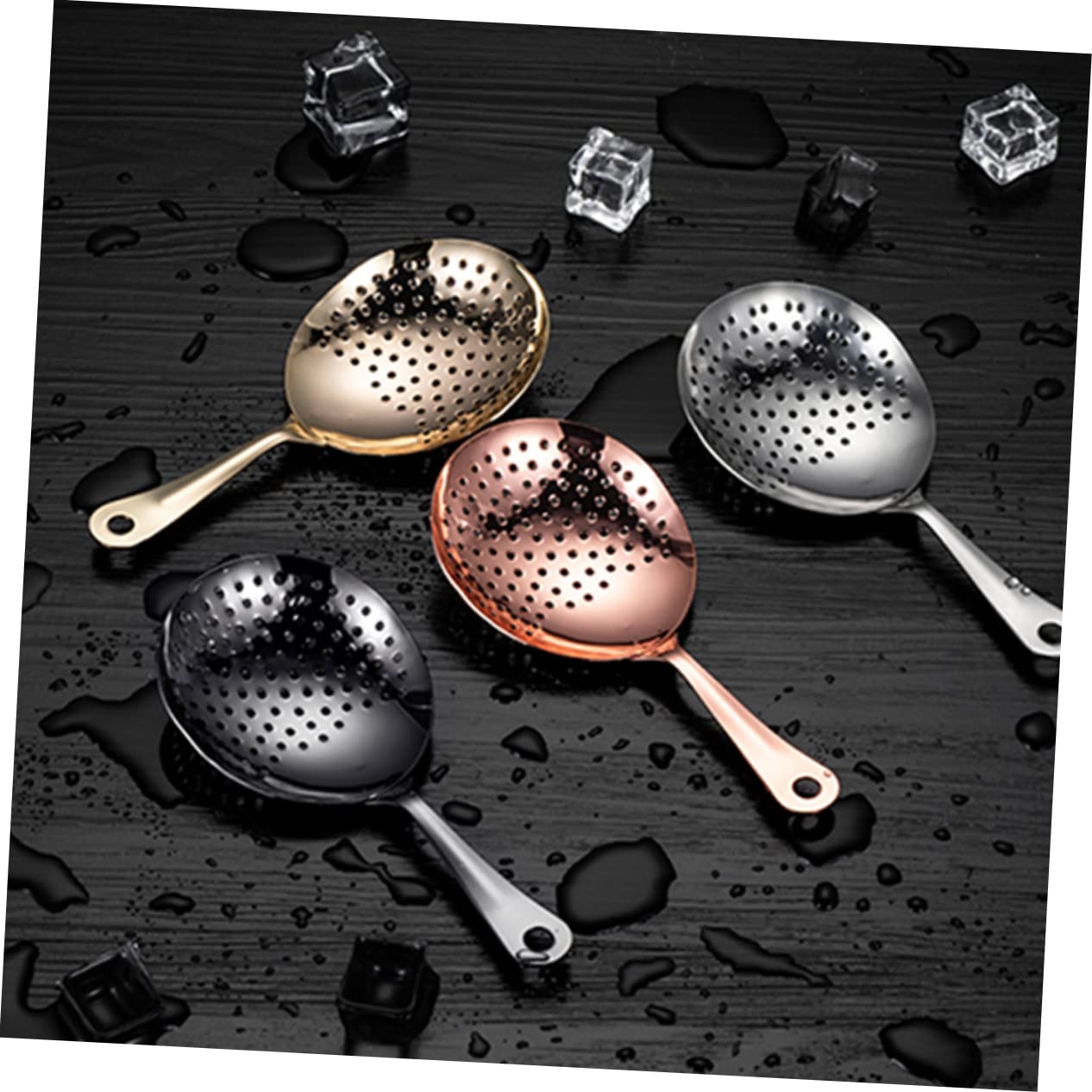 CIYODO 304 Stainless Steel Mesh Colander Cocktail Strainer Bar Tool Bar Supply for Cocktail Making Cocktail Filter