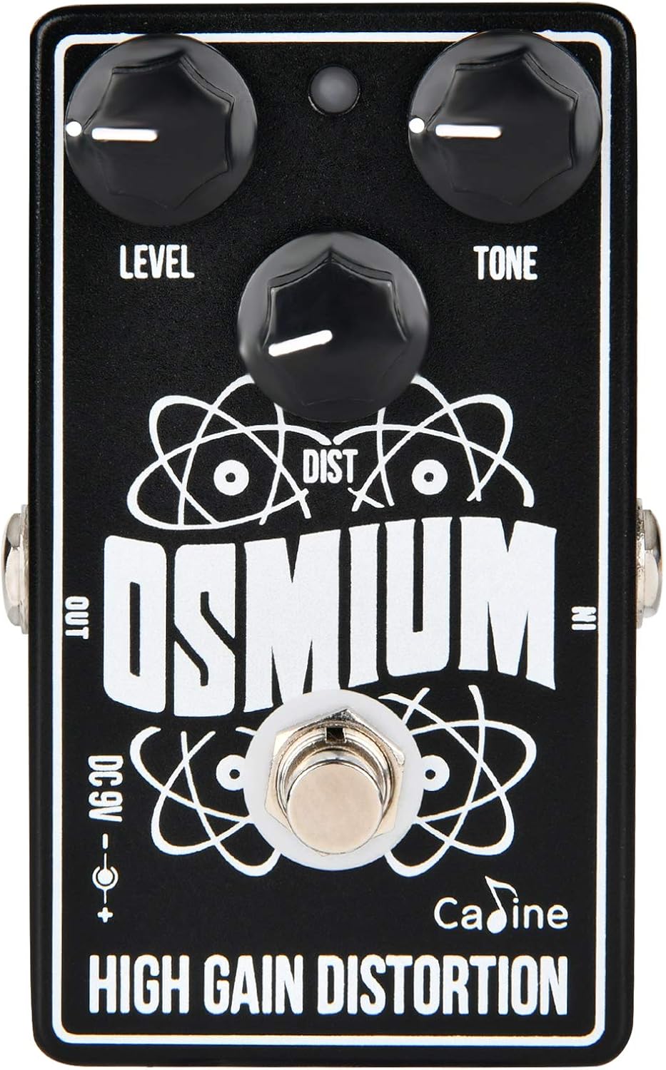 Caline Distortion Guitar Pedal - CP-501 Osmium High Gain Distortion Pedal For Electric Guitar and Bass (Osmium High Gain Distortion)