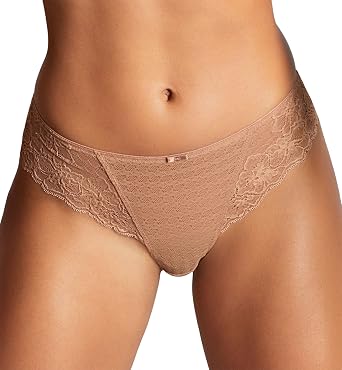 Panache Envy Brazilian Panties Stretch Lace Briefs with Cotton Gusset for Everyday Comfort