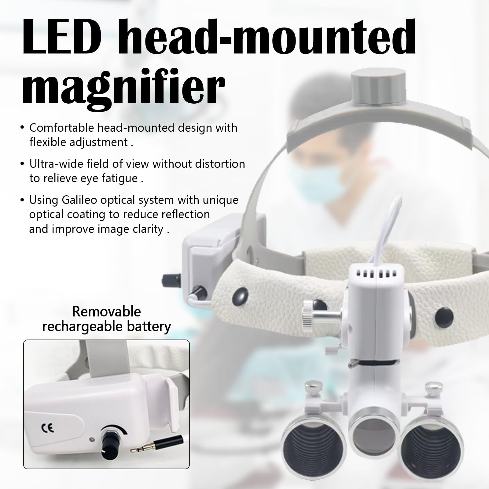 Koop 5W chirurgische tandheelkundige LED koplamp medische hoofdband