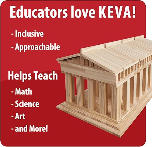 Miniatura 7 de KEVA 63015 Maple 1000 - Juego de tablas con cubo