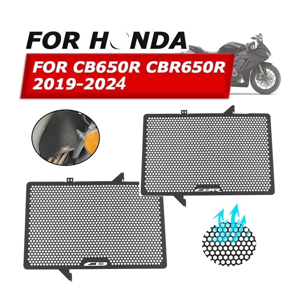 Kühlerschutz Motorrad Für CBR650R Kühlergrill Wache Für Ho&n&da CB650R CBR 650 R CB 650R 2024 Kühlergrill Schutz Abdeckung Protector