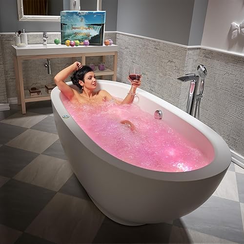 Miniatura 9 de Caja de regalo de bombas de baño naturales, Zen 24 envueltas individualmente, bombas de baño hipoalergénicas relajantes para mujeres y hombres.