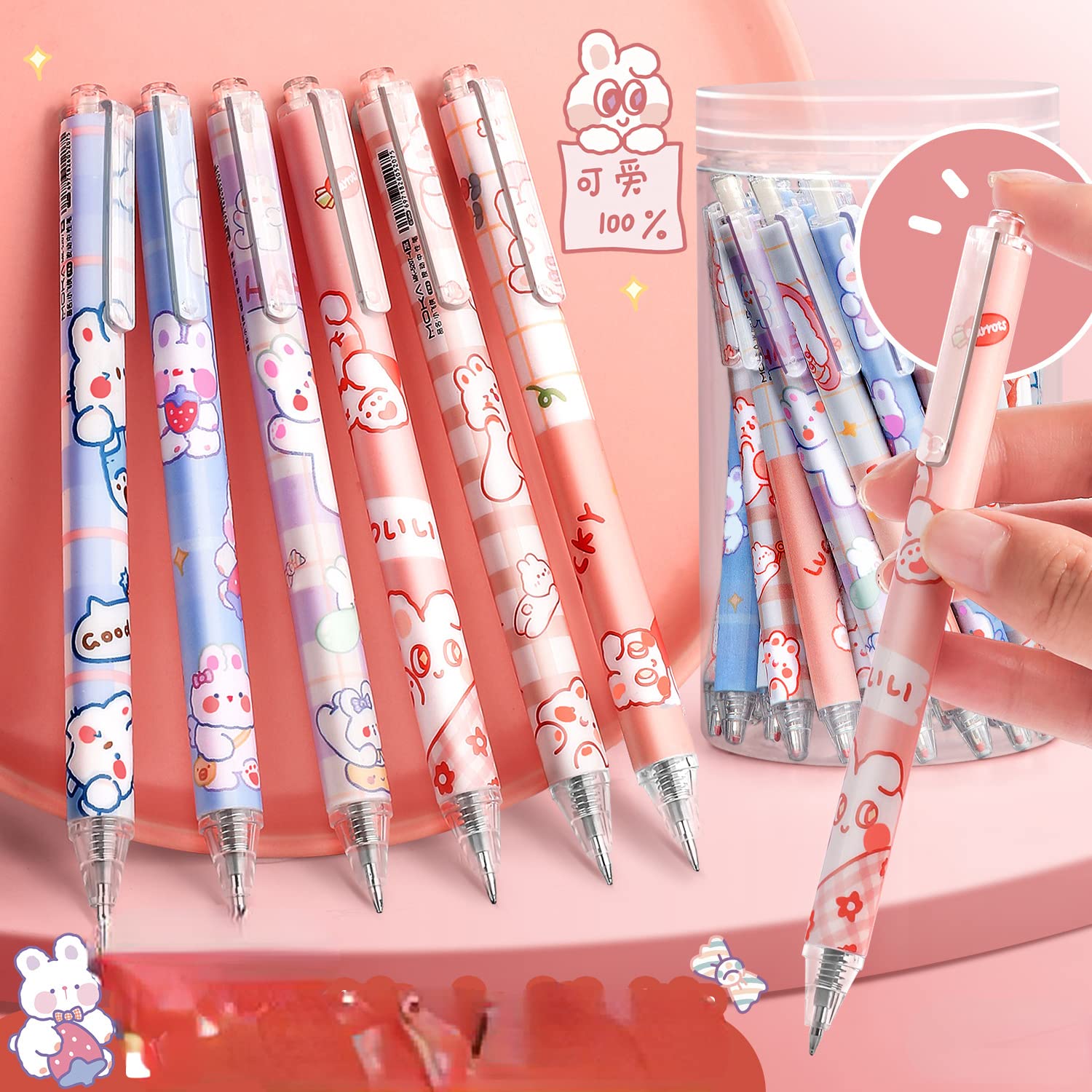 Fai da te Creative Letter Pen Set con numeri inglesi, Macaron, 6 colori