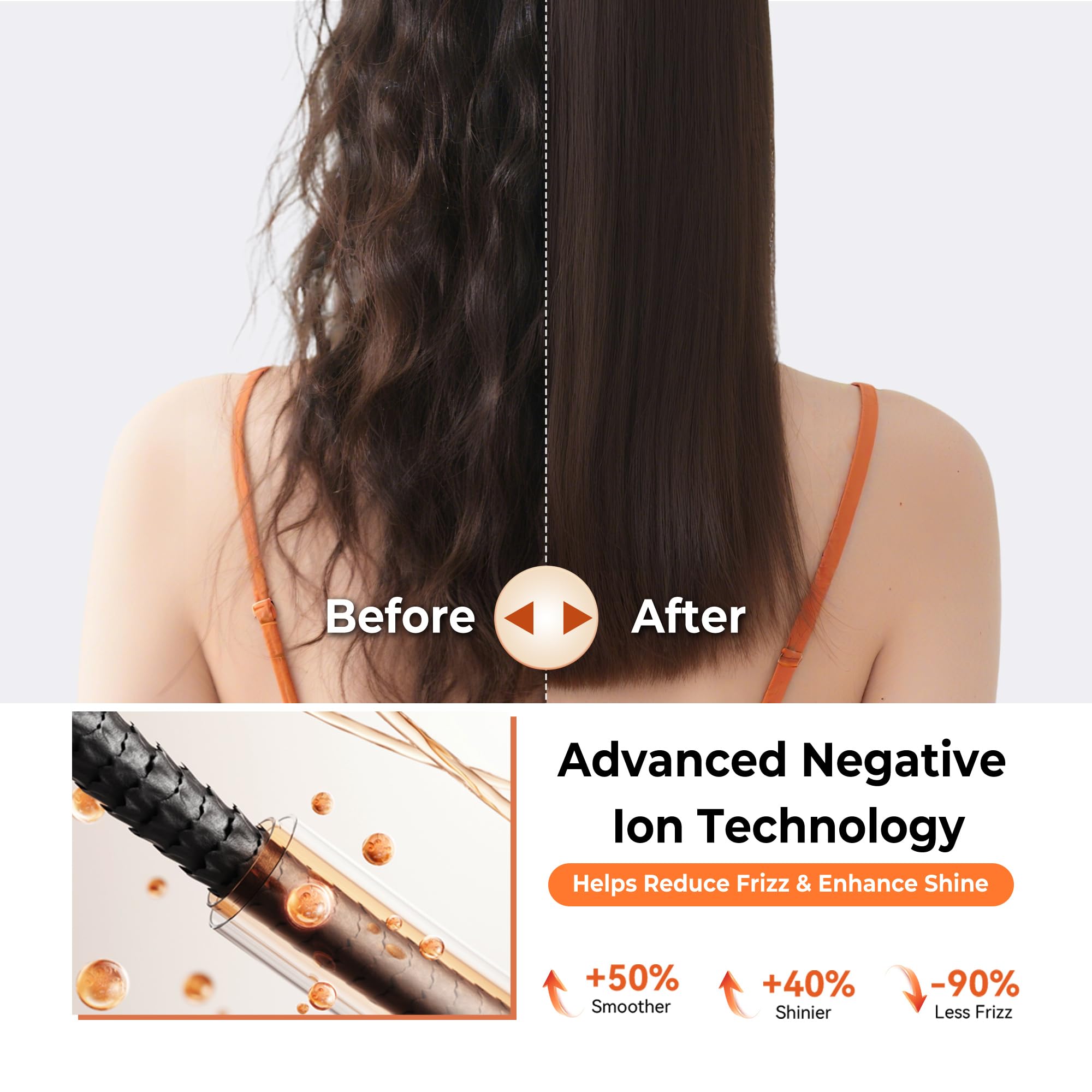 Air Styler 5 in 1 Spazzola Asciugacapelli, Hair Styler 1000W Multistyler con Arricciacapelli Automatico Spazzola Rotante per Capelli Spazzola Lisciante per Volume, Lisciare, ricci, Ideale Come Regalo