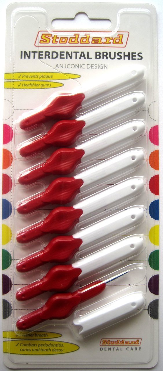 OPTIM Soft Interdental Brushes XX Fine -2.5mm Red - 8 Brush Pack