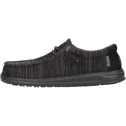 Hey Dude Wally Stretch Sox, Men’s Shoes, Men's Slip-on Loafers, Comfortable & Light-Weight