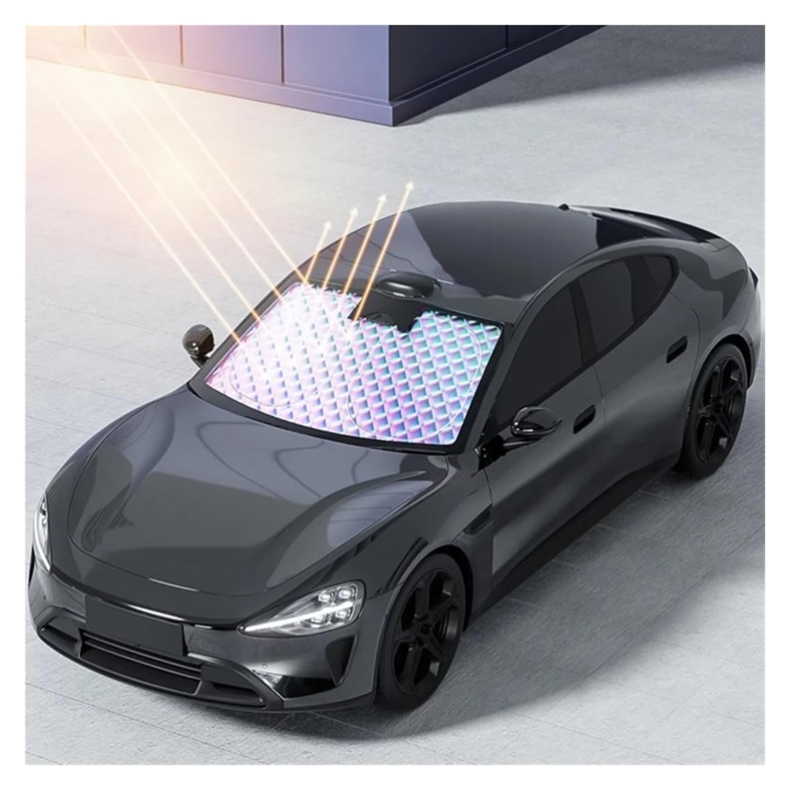 Parasol Para Parabrisas De Coche, Protector Ventana Frontal Plegable, Bloqueador Calor, Visera, Rayos UV Parasol Para Coche