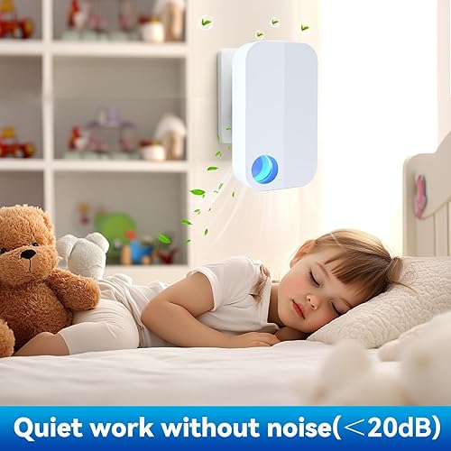 Miniatura 7 de Limpin Purificador de aire iónico de iones negativos para el hogar, purificador de aire portátil para oficina, sala de estar, cocina, baño,